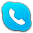 Skype Phone Normal Icon 48x48 png